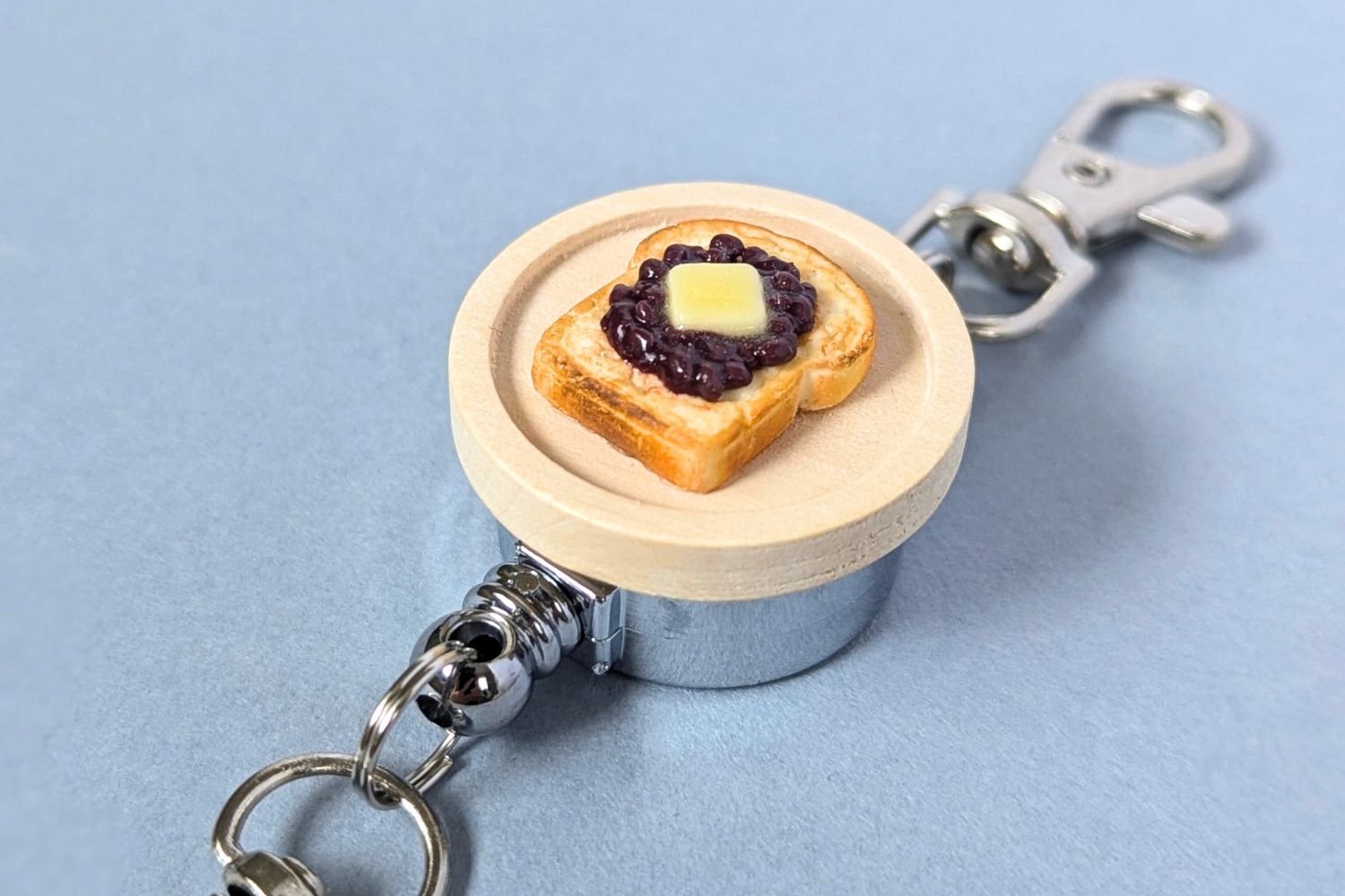 【リールキーホルダー】小倉トースト